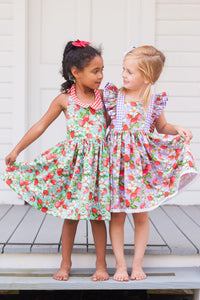 PREORDER - Fabulous Florals - Strawberry Kids - Floral - Teal