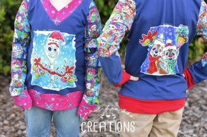 CATALOG - PREORDER -  Christmas Sweater - Forky Panel - ADULT