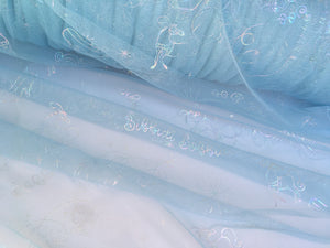 Ready to Ship - A Wish Is a Dream - Tulle - Irridescent Foil - #38 Base