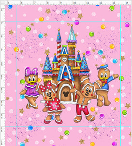 Retail - Gingerbread Mouse - Pink Panel