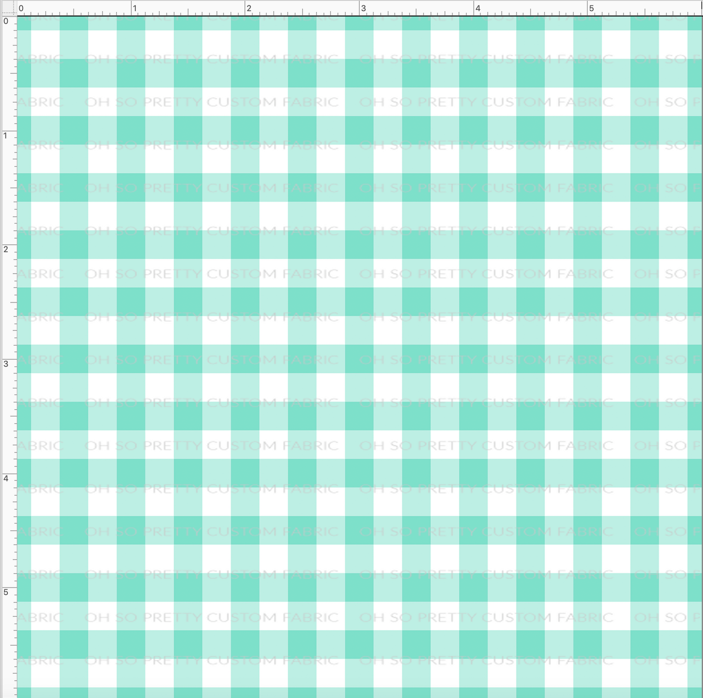 CATALOG PREORDER R31 - Strawberry Kids  - Small Teal Gingham