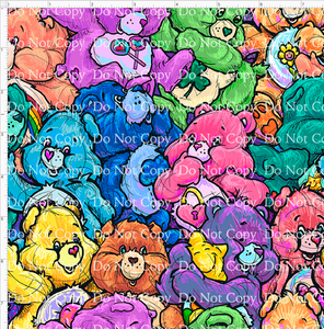 Retail - 80s Throwback - Colorful Bears - REGULAR SCALE 8X8