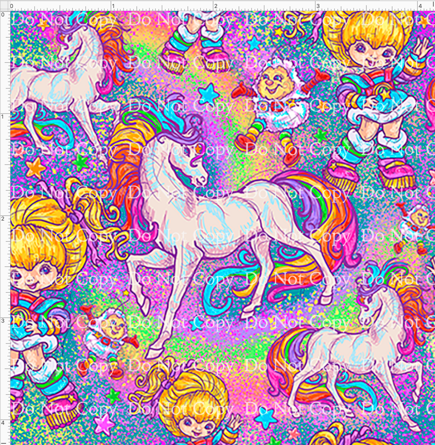 Retail - 80s Throwback - Rainbow Unicorn - Main - SMALL SCALE 4.5x4.5