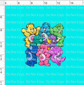 CATALOG - PREORDER R43 - 80s Throwback - Colorful Bears - Blue Panel