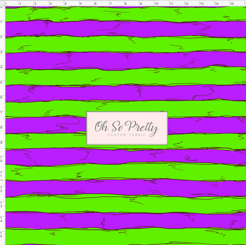 CATALOG - PREORDER R44 - 3 Witches - Stripe - Purple and Green