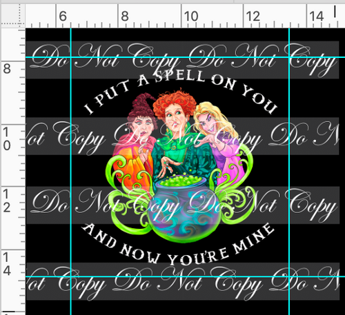 CATALOG - PREORDER R44 - 3 Witches - Panel - Spell on You