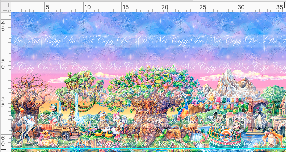 CATALOG - PREORDER R44 - Animal Kingdom - Double Border