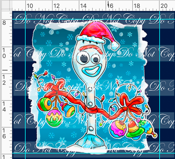 CATALOG - PREORDER -  Christmas Sweater - Forky Panel - ADULT