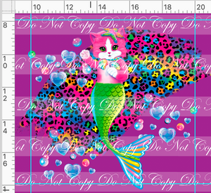 CATALOG - PREORDER R46 - Funfetti - Panel - Mermaid Cat