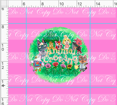 CATALOG - PREORDER R46 - Island Critters - Pink Panel