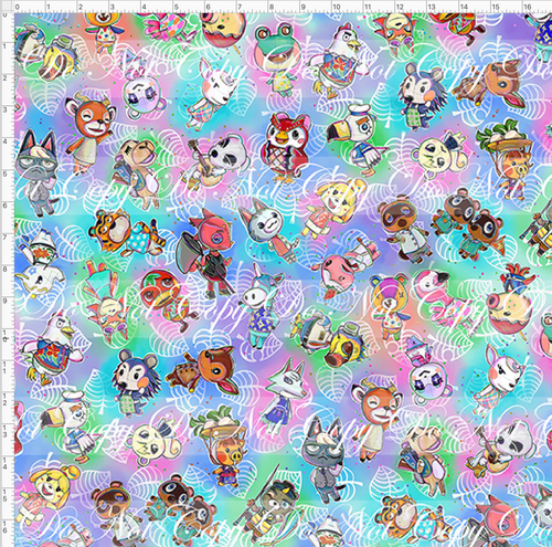 CATALOG - PREORDER R46 - Island Critters - Pastel Tossed - LARGE SCALE