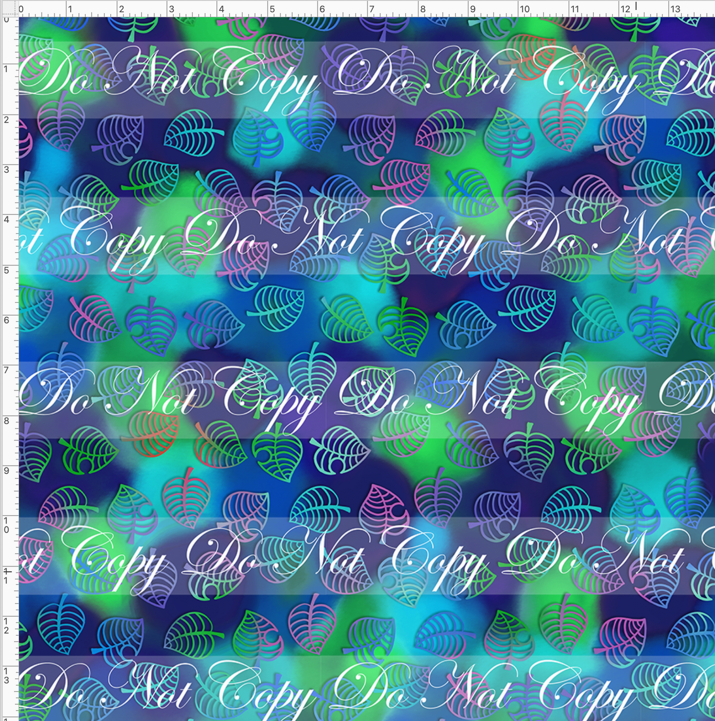CATALOG PREORDER R46 - Island Critters - Blue Green Background