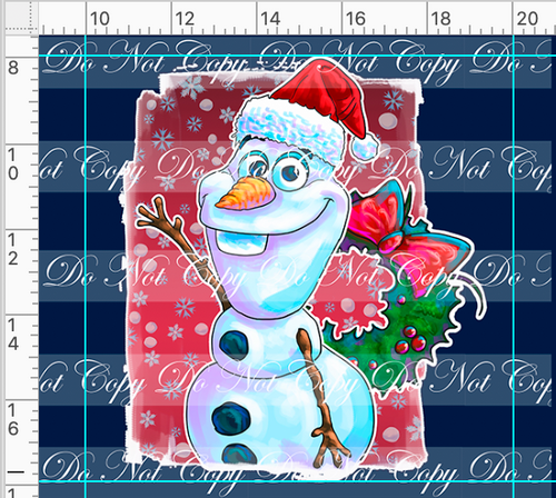 CATALOG - PREORDER -  Christmas Sweater - Snowman Panel - ADULT