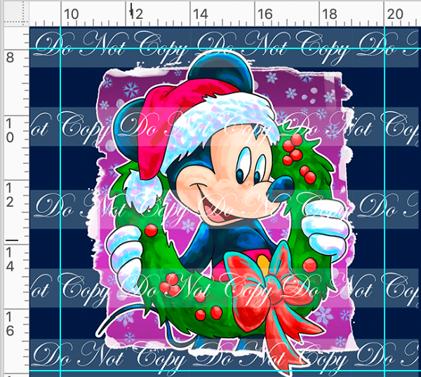 CATALOG - PREORDER -  Christmas Sweater - Mouse Panel - ADULT