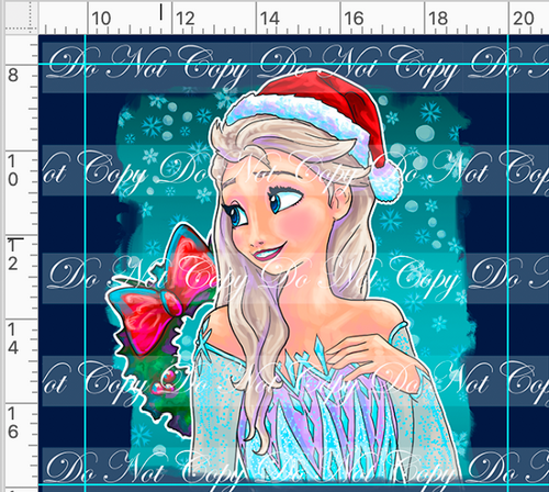 PREORDER -  Christmas Sweater - Ice Queen Panel - ADULT