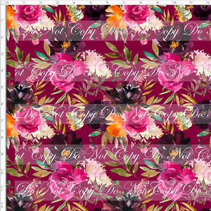 PREORDER - Fabulous Florals - Autumn Magenta Floral - REGULAR SCALE