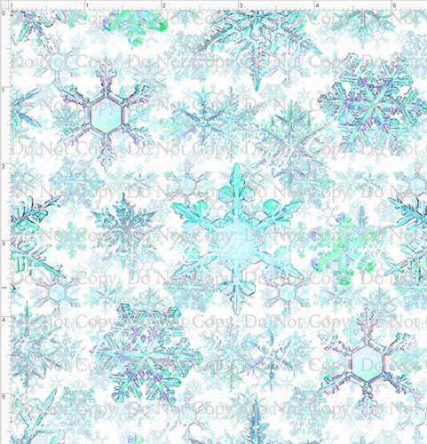 PREORDER - Countless Coordinates - Snowflakes - White - REGULAR SCALE