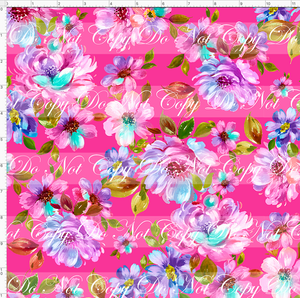 PREORDER - Fabulous Florals - Ballet Dancers - Floral - Pink - REGULAR SCALE