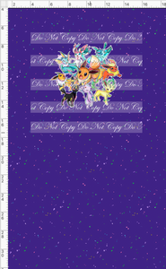 CATALOG - PREORDER R48 - Gotta Catch Em All -  Evie - Stacked Purple - Panel - ADULT
