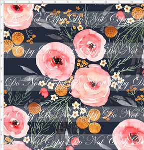 PREORDER - Fabulous Florals - Navy - Mountain Floral - LARGE SCALE