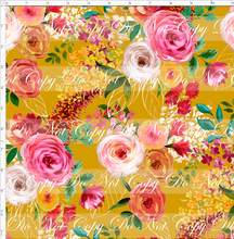 PREORDER - Fabulous Florals - Fall Roses - Mustard - REGULAR SCALE