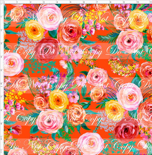 PREORDER - Fabulous Florals - Brilliant Autumn - Fire - REGULAR SCALE