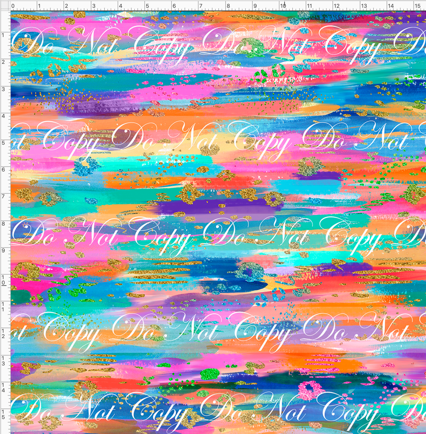 PREORDER - Countless Coordinates - Acrylic Brush Strokes - Eclectic