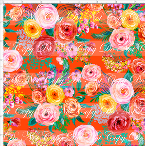 PREORDER - Fabulous Florals - Brillant Autumn - Fire - SMALL SCALE