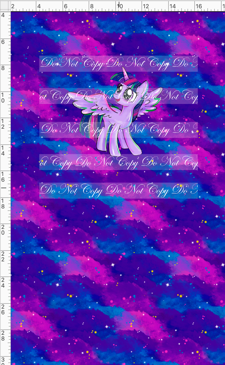 CATALOG - PREORDER R48 - We Got This Together - PANEL - Twilight Pony with Clouds