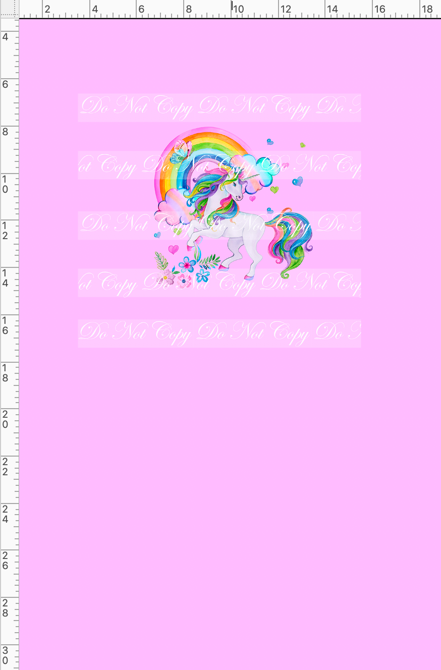 CATALOG - PREORDER R49 - Unicorns - Standing Unicorn - PANEL