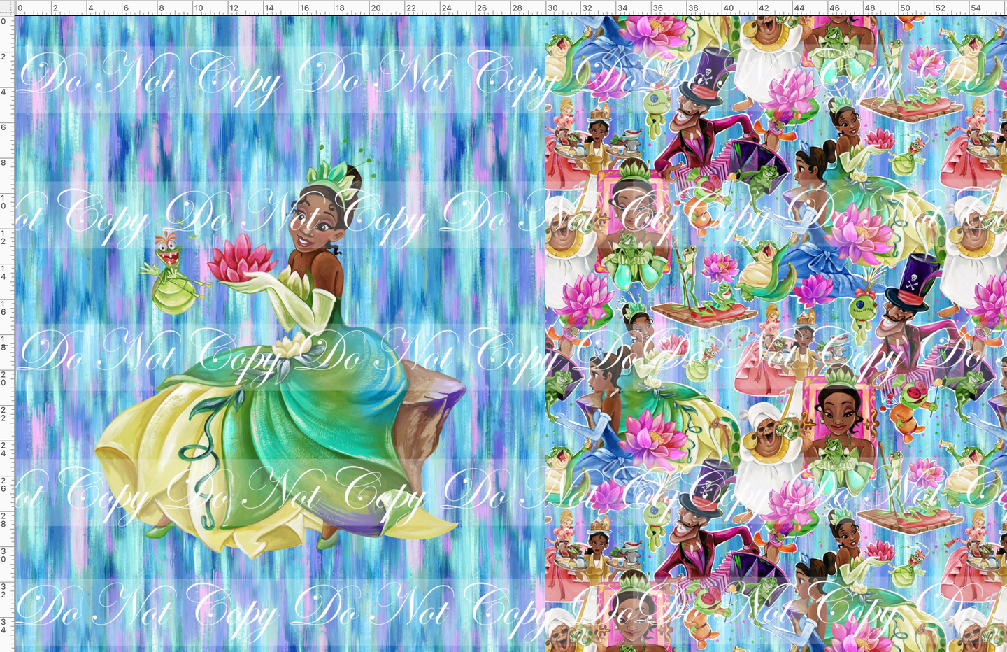 CATALOG - PREORDER R51 - Bayou Princess - Abstract - Toddler Blanket Topper