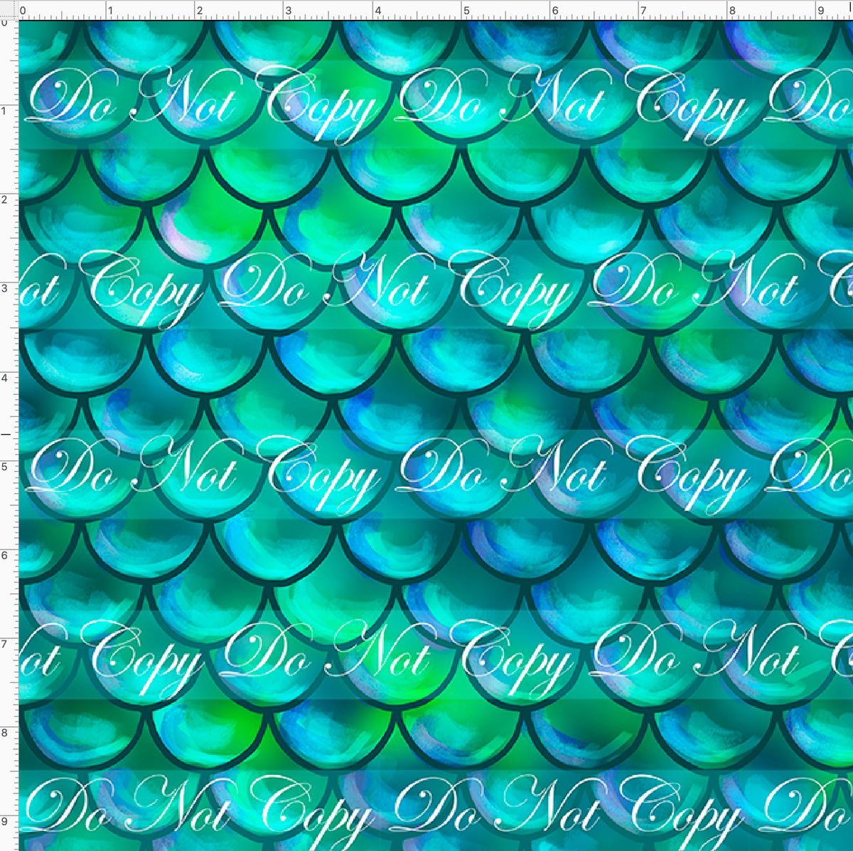 PREORDER - Under the Sea - Scales - Teal - SMALL SCALE – Oh So Pretty ...