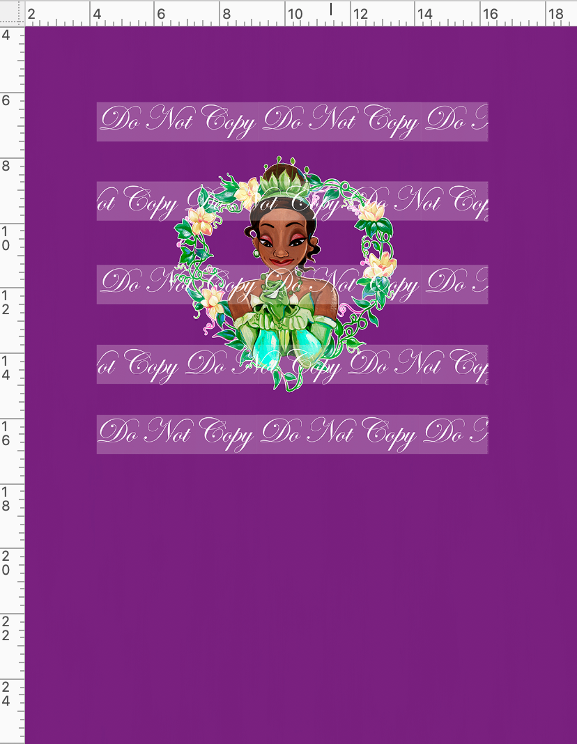 CATALOG - PREORDER R51 - Bayou Princess - Main - PANEL - Purple - Flower