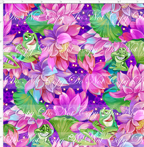 CATALOG - PREORDER R51 - Bayou Princess - Water Lillies and Frog - SMALL SCALE