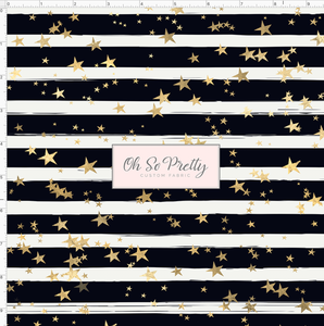 CATALOG - PREORDER R53 - Spotted Puppies - Black and White Stripe with Stars