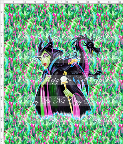 CATALOG - PREORDER R53 - Sleeping Princess - Malificent - Adult Blanket Topper