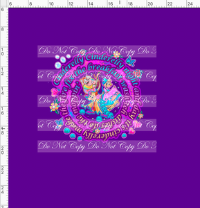 CATALOG PREORDER R54 - A Dream is a Wish - Mice Panel - Dark Purple - ADULT