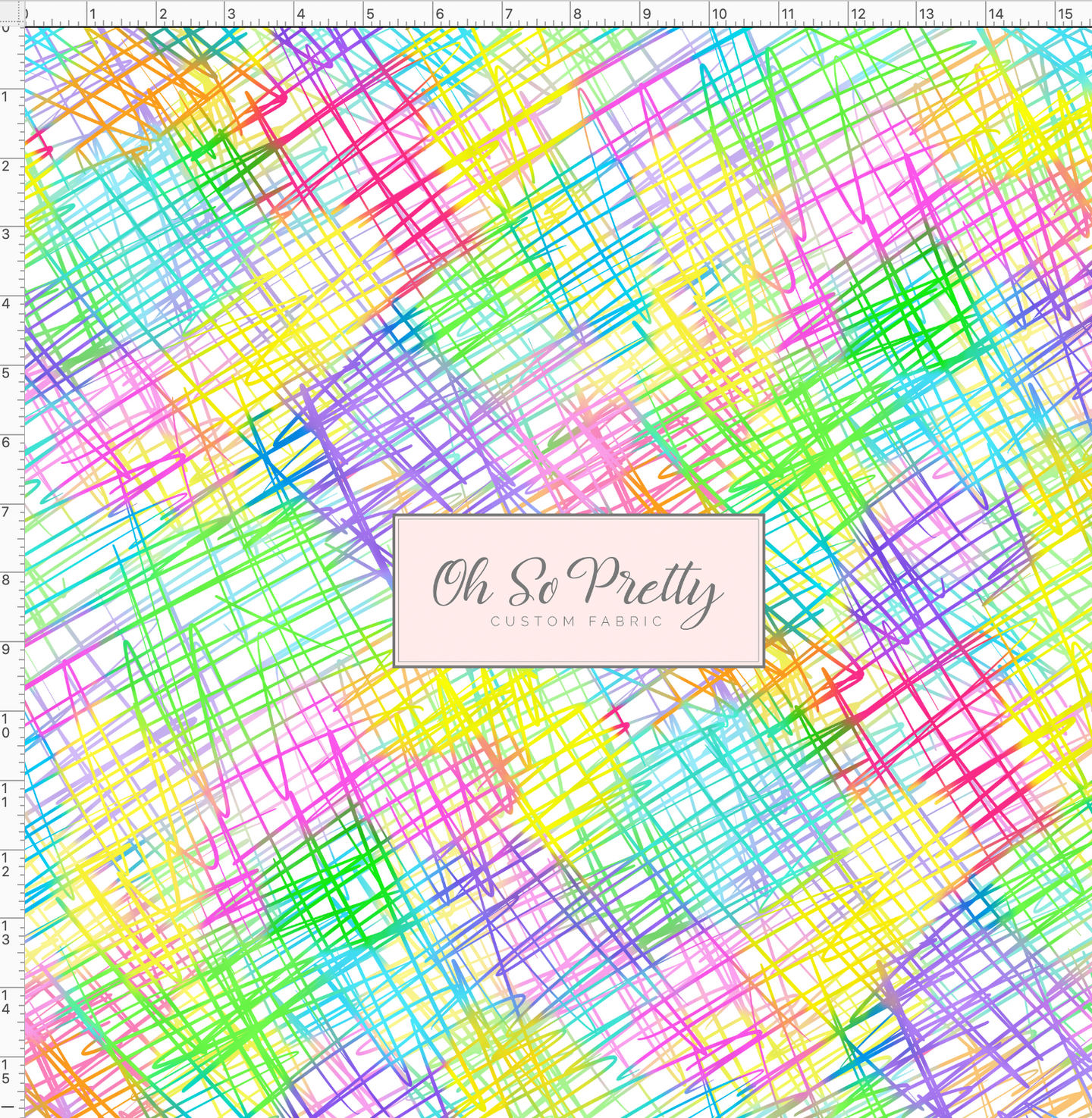 CATALOG R54 - Tea Cup Party - Scribble Coordinate - White