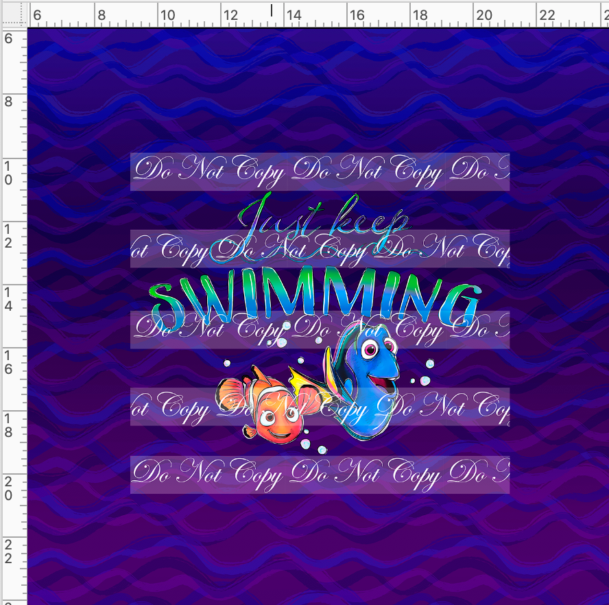 CATALOG - PREORDER - R54 - Just Keep Swimming - 2 Characters - ADULT