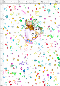 CATALOG - PREORDER R54 - Tea Cup Party - Chip - Panel - White - CHILD