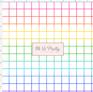 Retail - The Crew - Rainbow Grid - White