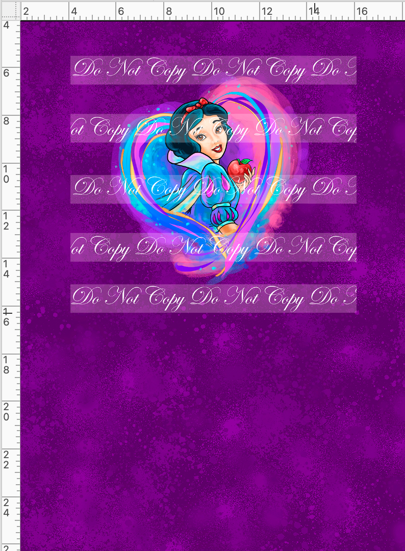 CATALOG - PREORDER R60 - Princess Hearts - Snow Princess - Panel