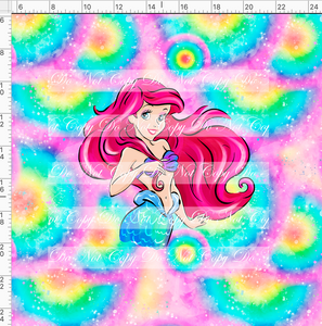 CATALOG - PREORDER R60 - Rainbow Princess - Panel - Mermaid - CHILD