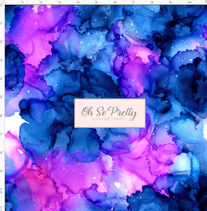 PREORDER - Countless Coordinates  - Alcohol Inks - Purple and Blue
