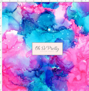 PREORDER - Countless Coordinates - Alcohol Inks - Pink and Blue