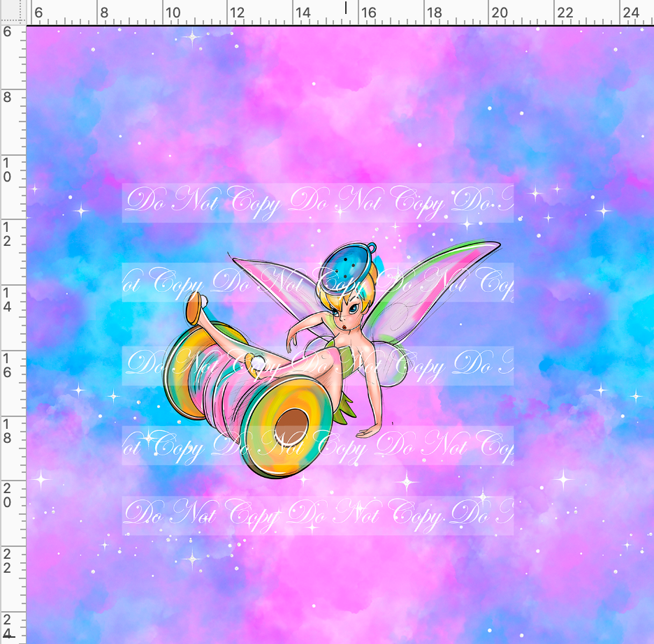 CATALOG - PREORDER R61 - Pixie Dust - Tink - Colorful - Panel - CHILD