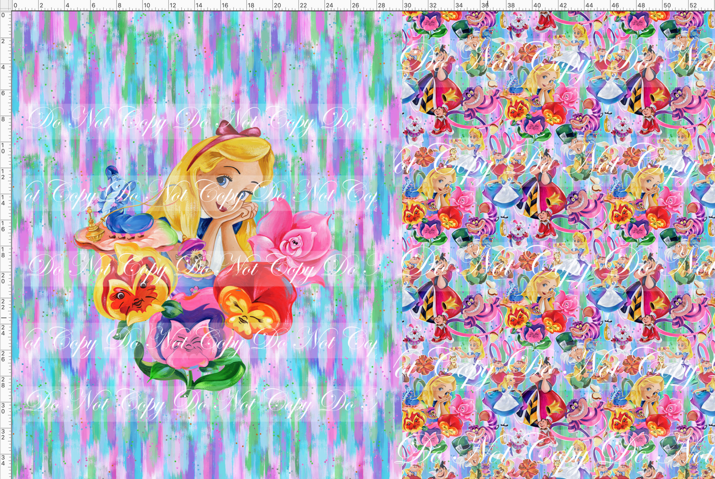 CATALOG - PREORDER R61 - We Are All Mad - Toddler Blanket Topper - Alice