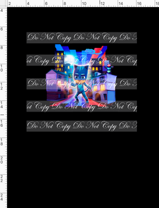 CATALOG - PREORDER R62 - Time To Be A Hero - PANEL - Cat - Black