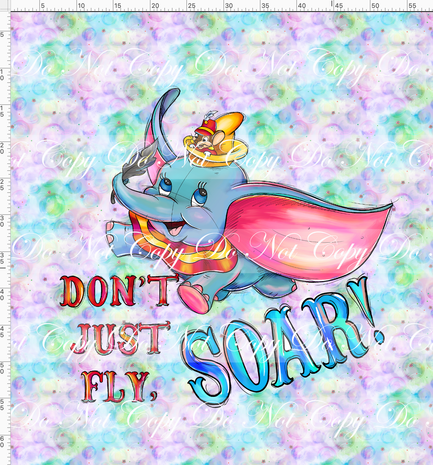 CATALOG - PREORDER R62 - Soar 2.0 - Adult Blanket Topper - Bubbles - Don't Fly, Soar