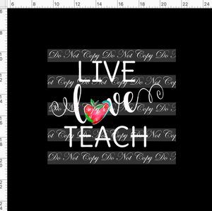 CATALOG - PREORDER R62 - Love School - Live Love Teach - PANEL